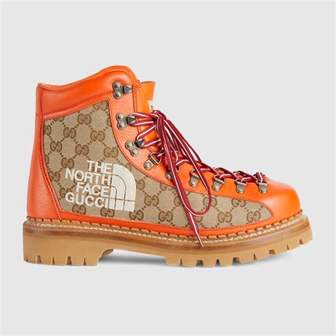 gucci north face boot|Gucci north face canvas boots.